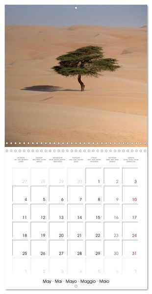 Produktbild: Desert - unknown exciting (Wall Calendar 2026 12 &times; 12 Inch) CALVENDO 12 Month Wall Calendar