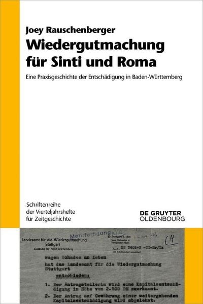 Produktbild: Wiedergutmachung f&uuml;r Sinti und Roma