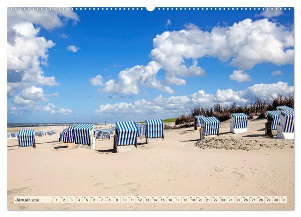 Produktbild: NORDERNEY Bezaubernde Nordseeinsel (hochwertiger Premium Wandkalender 2026 DIN A2 quer), Kunstdruck in Hochglanz