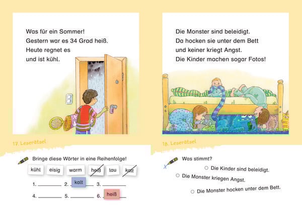 Duden Leseprofi – Lustige Leserätsel für Erstleser, 1. Klasse