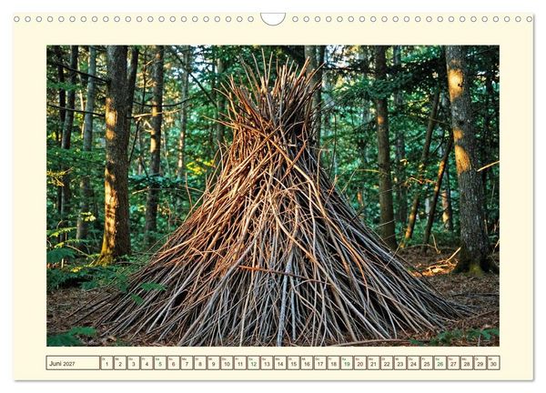 Produktbild: Gestaltete Stille - Wo die Natur zur Skulptur wird (Wandkalender 2027 DIN A3 quer), CALVENDO Monatskalender