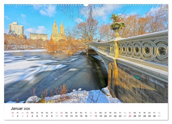 Produktbild: New York - New York. Impressionen der Mega-City (Wandkalender 2026 DIN A2 quer), CALVENDO Monatskalender