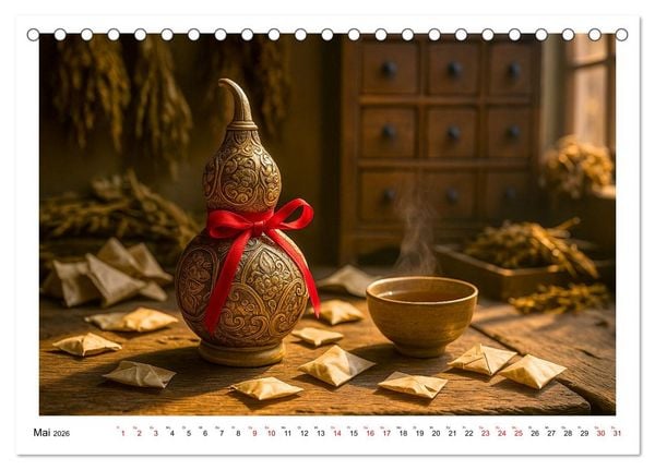 Produktbild: Bilder f&uuml;r ein gutes Feng Shui (Tischkalender 2026 DIN A5 quer), CALVENDO Monatskalender