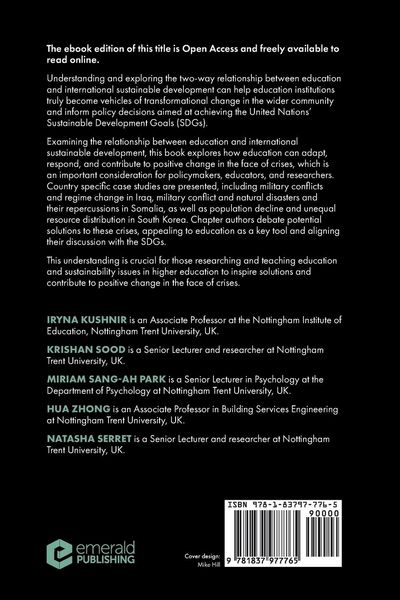 Produktbild: Education and Sustainable Development in the Context of Crises
