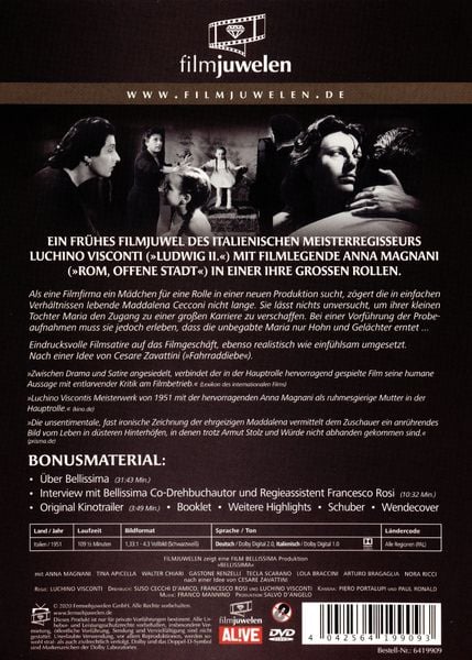 Produktbild: Bellissima (Filmjuwelen)