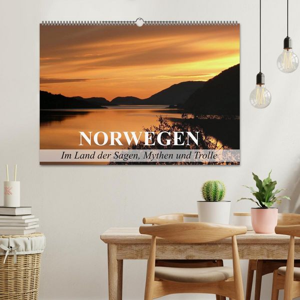Produktbild: Norwegen - Im Land der Sagen, Mythen und Trolle (Wandkalender 2026 DIN A2 quer), CALVENDO Monatskalender