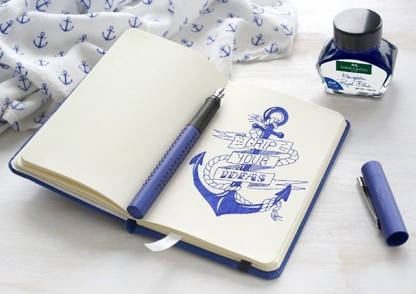 Produktbild: Faber-Castell F&uuml;ller Grip 2011 M blau