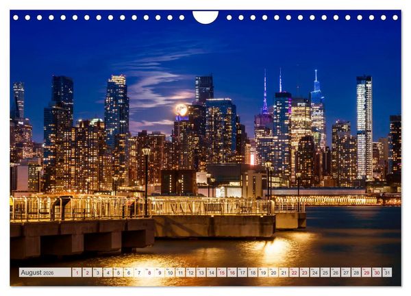 Produktbild: NEW YORK CITY Urbane Magie (Wandkalender 2026 DIN A4 quer), CALVENDO Monatskalender