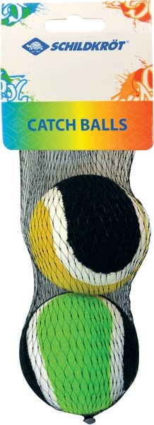 Ersatz-Klettbälle (2 Bälle yellow+green/black) im Meshbag