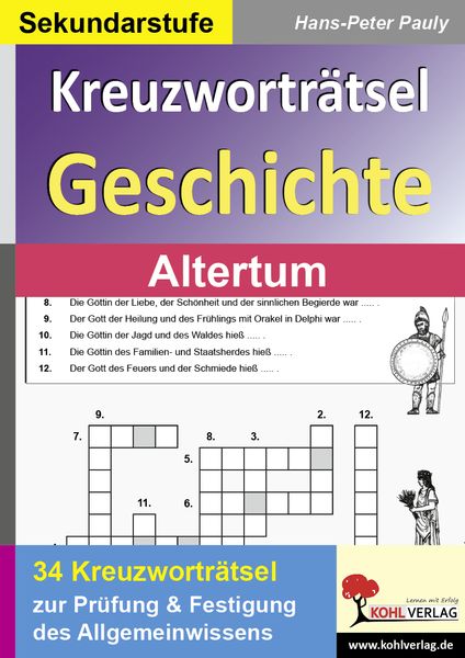 Produktbild: Kreuzwortr&auml;tsel Geschichte im Altertum