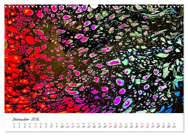 Produktbild: Abstrakte Regenbogen (Wandkalender 2026 DIN A3 quer), CALVENDO Monatskalender
