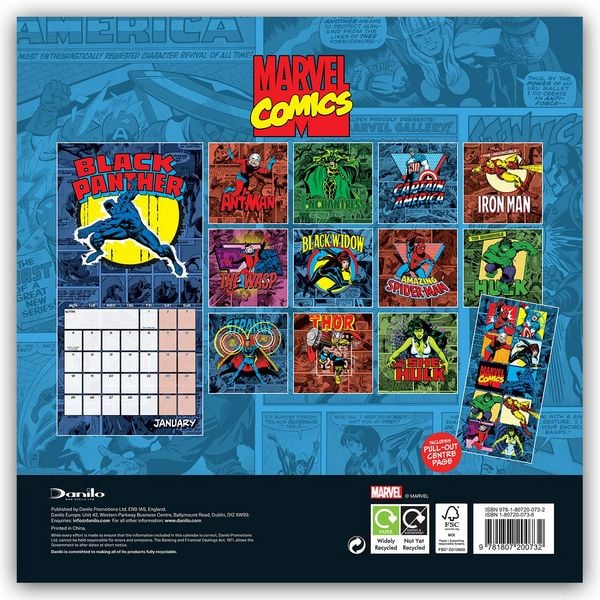 Produktbild: Marvel Comics &ndash; Offizieller Kalender 2027