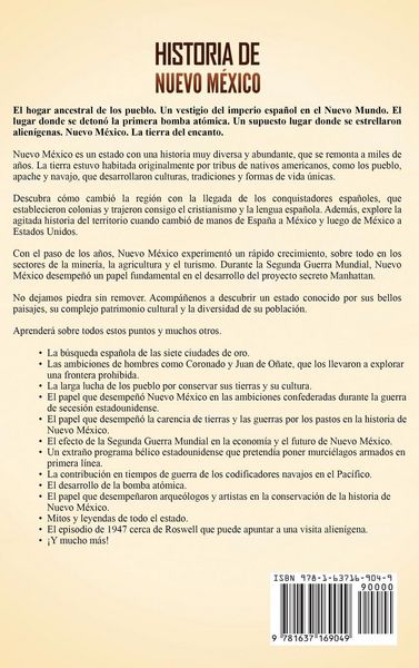 Produktbild: Historia de Nuevo M&eacute;xico