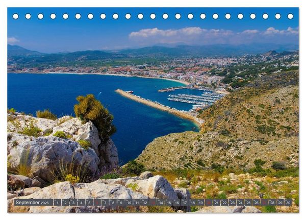 Produktbild: Costa Blanca - Die wei&szlig;e K&uuml;ste Spaniens (Tischkalender 2026 DIN A5 quer), CALVENDO Monatskalender