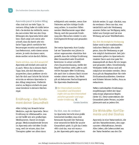 Produktbild: Gew&uuml;rzmedizin des Ayurveda. Die Heilkraft der Gew&uuml;rze nutzen