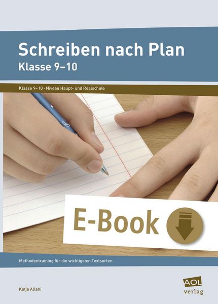 Produktbild: Schreiben nach Plan - Klasse 9-10