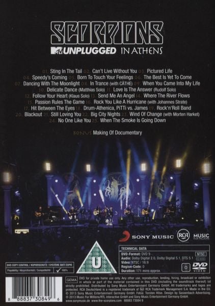 Produktbild: Scorpions - MTV Unplugged in Athens