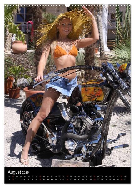 Produktbild: Bikes and Babes (hochwertiger Premium Wandkalender 2026 DIN A2 hoch), Kunstdruck in Hochglanz