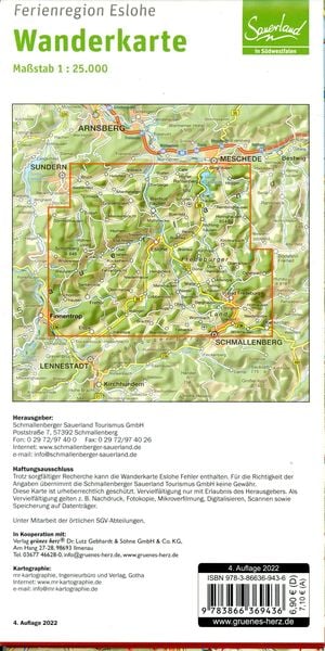 Produktbild: Wanderkarte Eslohe