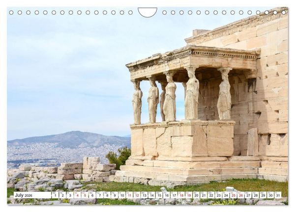 Produktbild: Ancient Greece and Architecture (Wall Calendar 2026 DIN A4 landscape), CALVENDO 12 Month Wall Calendar