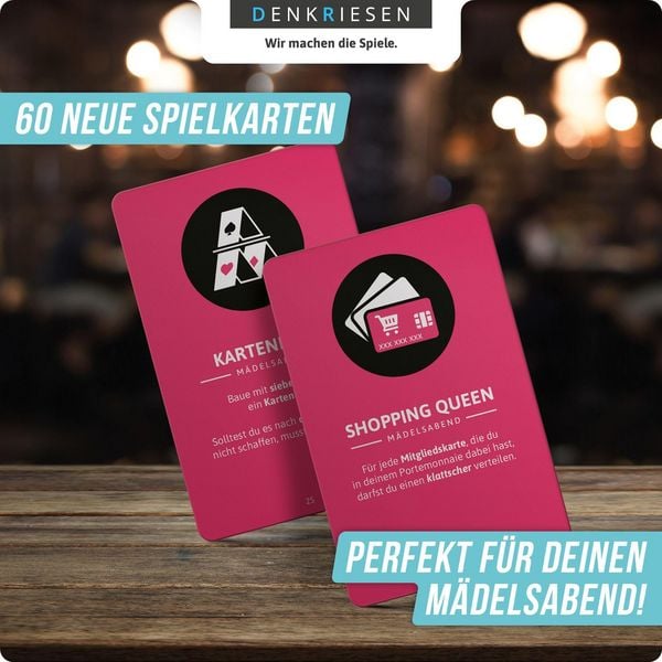 Produktbild: DENKRIESEN - klattschen&reg; - M&auml;delsabend - "Das wahrscheinlich beste Trinkspiel aller Zeiten"