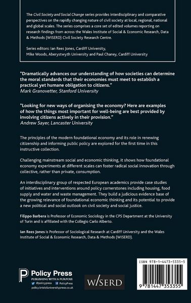 Produktbild: The Foundational Economy and Citizenship