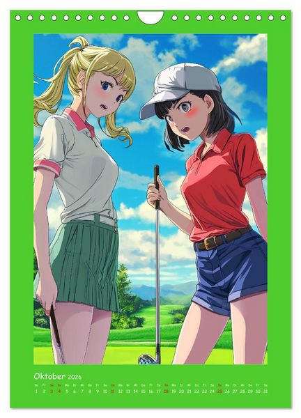 Produktbild: Anime Kids. Outdoor Kinderspa&szlig; und Sport (Wandkalender 2026 DIN A4 hoch), CALVENDO Monatskalender