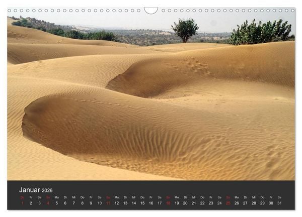 Produktbild: W&uuml;sten, wilde Sch&ouml;nheiten (Wandkalender 2026 DIN A3 quer), CALVENDO Monatskalender