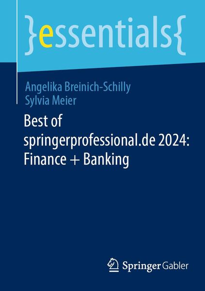 Produktbild: Best of springerprofessional.de 2024: Finance + Banking