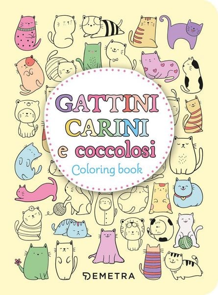 Produktbild: Gattini carini e coccolosi. Colouring book