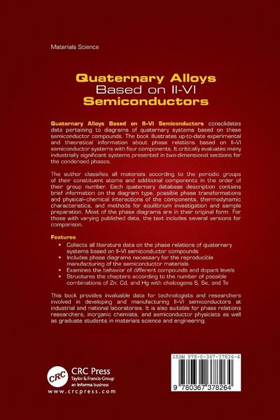 Produktbild: Quaternary Alloys Based on II - VI Semiconductors