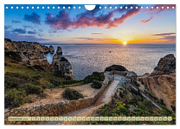 Produktbild: Von Porto bis an die Algarve (Wandkalender 2026 DIN A4 quer), CALVENDO Monatskalender