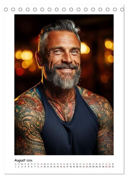 Produktbild: Tattoo to me too (Tischkalender 2026 DIN A5 hoch), CALVENDO Monatskalender