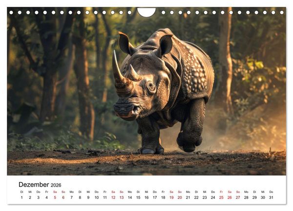 Produktbild: Magische Tierwelt Asiens (Wandkalender 2026 DIN A4 quer), CALVENDO Monatskalender