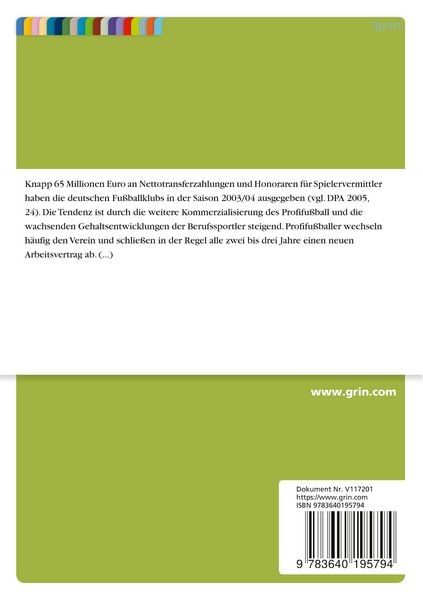 Produktbild: Rechtliche Aspekte der Spielervermittlung