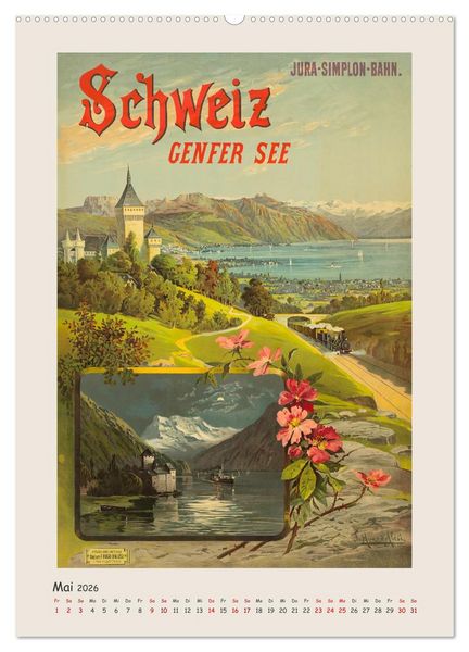 Produktbild: Die goldene &Auml;ra des Reisens (Wandkalender 2026 DIN A2 hoch), CALVENDO Monatskalender