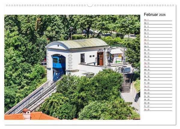 Produktbild: Ein Wochenende in Zagreb (hochwertiger Premium Wandkalender 2026 DIN A2 quer), Kunstdruck in Hochglanz