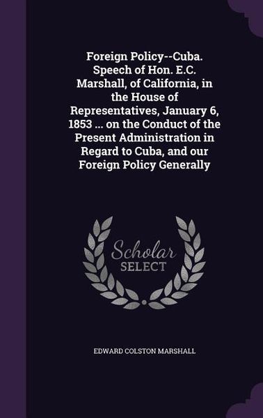 Produktbild: Foreign Policy--Cuba Speech Of