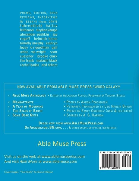 Produktbild: Able Muse, Winter 2017 (No. 24 - print edition)