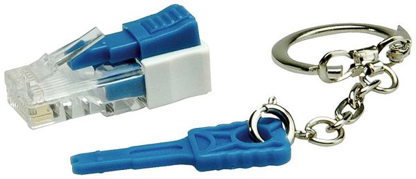 Roline 21.17.3067 Modular Stecker RJ-45, verschliessbar 21.17.3067 Transparent 1St.