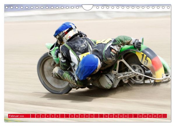 Produktbild: Speedway Sandbahn (Wandkalender 2026 DIN A4 quer), CALVENDO Monatskalender