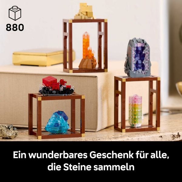 Produktbild: LEGO Ideas 21362 Mineraliensammlung, DIY Modellbau Set f&uuml;r Erwachsene