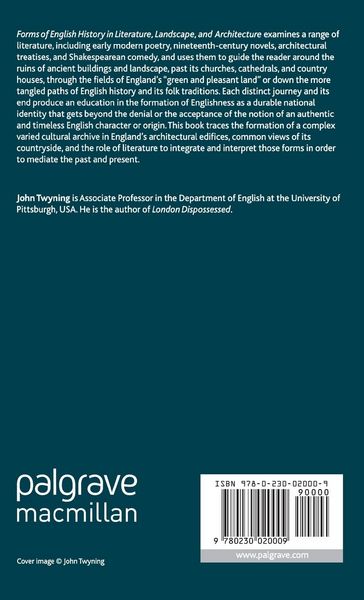 Produktbild: Forms of English History in Literature, Landscape, and Architecture