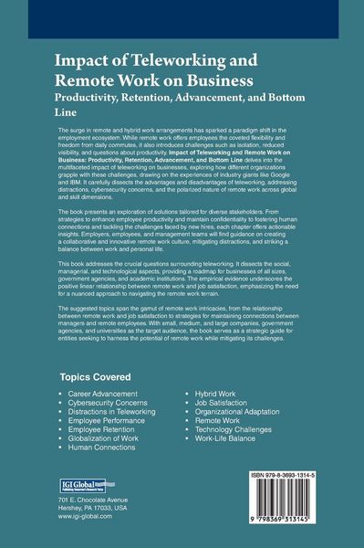 Produktbild: Impact of Teleworking and Remote Work on Business