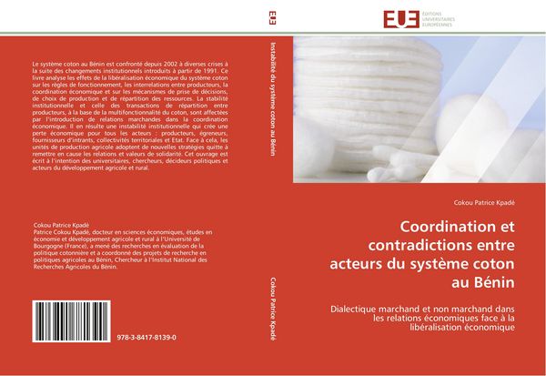 Produktbild: Coordination et contradictions entre acteurs du syst&egrave;me coton au B&eacute;nin