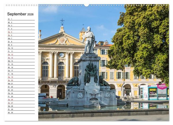 Produktbild: NIZZA Idyllische Impressionen (Wandkalender 2026 DIN A2 quer), CALVENDO Monatskalender