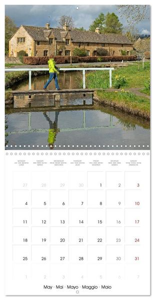 Produktbild: The Cotswolds - Idyllic part of England (Wall Calendar 2026 12 &times; 12 Inch) CALVENDO 12 Month Wall Calendar