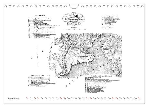 Produktbild: Istanbul - Hauptstadt des osmanischen Reiches seit 1453 (Wandkalender 2026 DIN A4 quer), CALVENDO Monatskalender