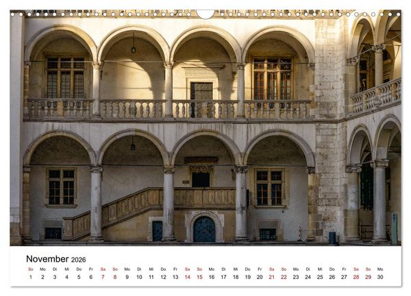 Produktbild: Krakau - die sch&ouml;nste Stadt Polens (Wandkalender 2026 DIN A3 quer), CALVENDO Monatskalender