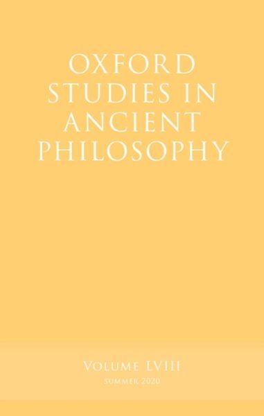 Produktbild: Oxford Studies in Ancient Philosophy, Volume 58